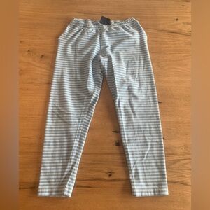 Mini Boden Striped‎ Leggings Skinny Blue Girls 12 Preloved